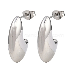 304 Stainless Steel Teardrop Stud Earrings&nbsp;EJEW-D335-01P