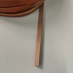 レザーフラットコード  シエナ  10x3mm  約50 M /バンドル&nbsp;WL-WH0009-01