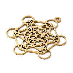 201 Stainless Steel Pendants&nbsp;STAS-D041-06G