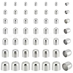 7種類のアイロンビーズコーン  タッセル作り用  プラチナ  5~12x4~12mm  穴：1.4~1.6mm&nbsp;IFIN-PH0002-30P
