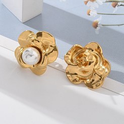 304 Stainless Steel Stud Earrings&nbsp;EJEW-Z084-05G-02