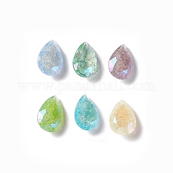 Crackle Moonlight Style K9 Glass Rhinestone Cabochons&nbsp;RGLA-J024-B-IO