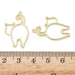 Alloy Open Back Bezel Pendants&nbsp;FIND-L025-02G