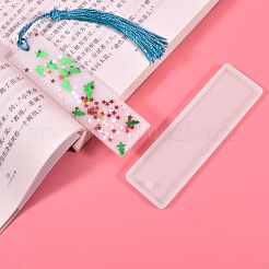 シリコンモールド  レジン型  UVレジン用  エポキシ樹脂ジュエリー作り  ブックマーク  ホワイト  9.5x2.9cm&nbsp;X-DIY-L021-14A