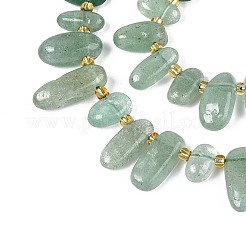 Natural Green Strawberry Quartz Beads Strands&nbsp;G-Z091-A32