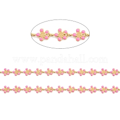 Golden Brass Enamel Link Chain&nbsp;CHC-H103-08G-G