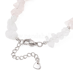 Natural Mixed Gemstone Chip Beaded Bracelest&nbsp;BJEW-JB12976-05