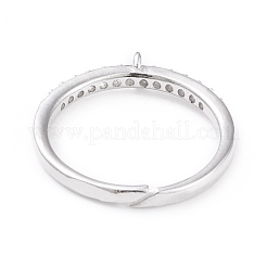 Brass Cuff Finger Ring Settings&nbsp;KK-L155-34P