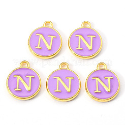 Golden Plated Alloy Enamel Charms&nbsp;X-ENAM-S118-10N
