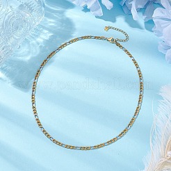 304 Stainless Steel Figaro Chains Necklaces for Men&nbsp;NJEW-JN05037