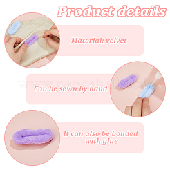36Pcs 6 Colors Velvet Doll Lip&nbsp;FIND-FH0016-47A
