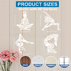 1 Set PET Hollow Out Drawing Painting Stencils&nbsp;DIY-MA0005-36