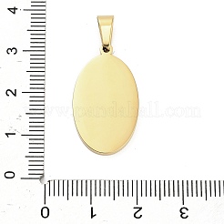 304 Stainless Steel Stamping Blank Tag Pendants&nbsp;STAS-H333-02G