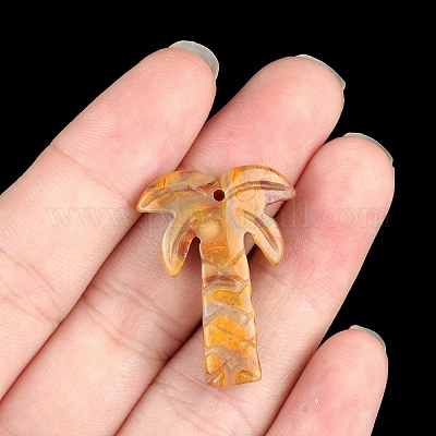 Natural Crazy Agate Pendants&nbsp;PW-WG3631D-11-1