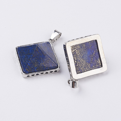 Natural Lapis Lazuli Pendants&nbsp;G-E442-02O-1