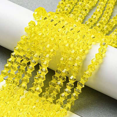 Transparent Glass Beads Strands&nbsp;GLAA-F029-4mm-21-1