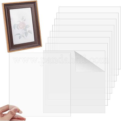 Pmmaクリアボード  長方形  ホワイト  177x127x0.5mm&nbsp;LS-DIY-WH0076-30-1