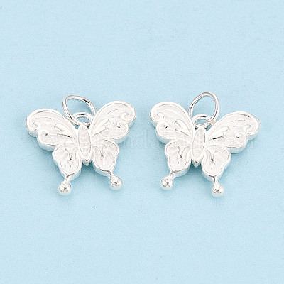 925 Sterling Silver Butterfly Charms&nbsp;STER-T009-01S-1