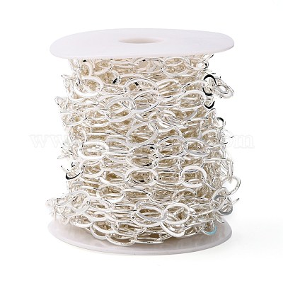Electroplate Brass Paperclip Chains&nbsp;CHC-L019-31S-1