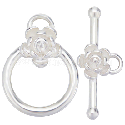 1Pc 925 Sterling Silver Toggle Clasp&nbsp;STER-BBC0005-59-1