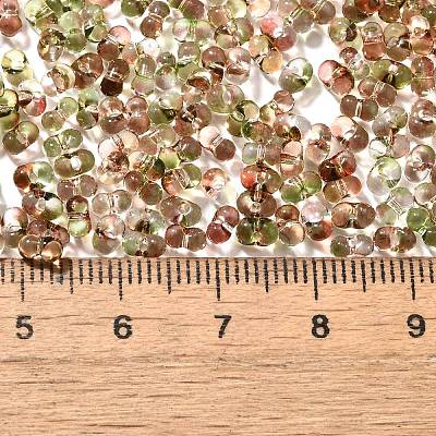Transparent Baking Paint Glass Seed Beads&nbsp;SEED-A033-06A-03-1