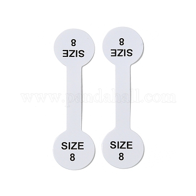 Wholesale Folding Paper Ring Size Sticker - Pandahall.com