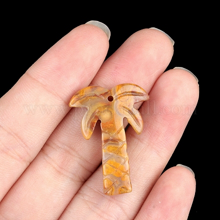 Natural Crazy Agate Pendants PW-WG3631D-11-1