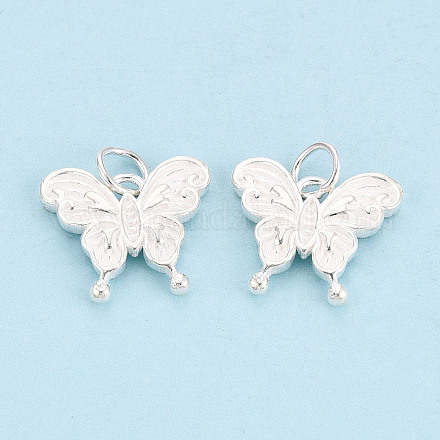 925 Sterling Silver Butterfly Charms STER-T009-01S-1