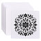 Paper Bricks for Zentangle, Square, White, 90x90x0.4mm, 100pcs/set