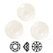 K9 Glass Rhinestone Cabochons, Point Back & Back Plated, Faceted, Diamond, Crystal, 6x4.5mm