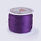 Flat Elastic Crystal String, Elastic Beading Thread, for Stretch Bracelet Making, Indigo, 0.5mm, about 49.21 yards(45m)/roll