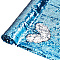 PVC Reversible Sequin Fabric, for Dress Performance Stage, Light Sky Blue, 1500~1520x0.7mm