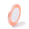 Single Face Satin Ribbon, Polyester Ribbon, Light Salmon, 1/4 inch(6mm), about 25yards/roll(22.86m/roll), 10rolls/group, 250yards/group(228.6m/group)