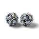 Polymer Clay Rhinestone Beads&nbsp;RGLA-D050-01A-1