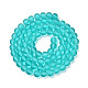 Baking Paint Transparent Glass Bead Strands&nbsp;GLAA-S031-4mm-18-4