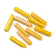 電気メッキガラスビーズ  多面カット  長方形  ゴールド  19.5~20x4x4mm  穴：1mm&nbsp;GLAA-D024-01B-2