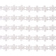 ポリエステルレーストリム  花柄  ホワイト  33mm&nbsp;OCOR-TAC0008-19-2