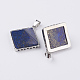 Natural Lapis Lazuli Pendants&nbsp;G-E442-02O-2