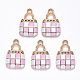 Alloy Enamel Pendants&nbsp;ENAM-N054-006A-1