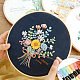 ポリエステル刺繍糸  クロスステッチの糸  セグメント染め  ミックスカラー  0.5~2mm  約8.75ヤード（8m）/かせ  8色  1 かせ/色  8 かせ/セット&nbsp;OCOR-WH20074-13A-01A-4