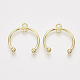 Alloy  2-Loop Link Pendants&nbsp;PALLOY-S121-121-1