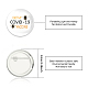 Tinplate Brooch&nbsp;JEWB-WH0012-062-2
