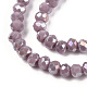 Electroplate Glass Beads Strands&nbsp;EGLA-A034-P3mm-B19-3