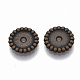 CCBプラスチックビーズ  フラットラウンド  赤銅鉱  13x2mm  穴：1.8mm  約2540個/500g&nbsp;CCB-S163-060A-01-2