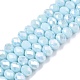 Electroplate Glass Beads Strands&nbsp;EGLA-A044-P8mm-B06-1