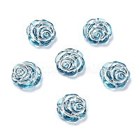 Plating Transparent Acrylic Beads&nbsp;OACR-G016-09M