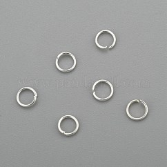 304ステンレススチールオープン丸カン  ラウンド  銀  24ゲージ  3.5x0.5mm  内径：2.5mm