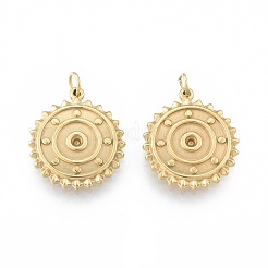 Ion Plating(IP) 304 Stainless Steel Pendant Rhinestone Settings&nbsp;STAS-N097-257LG