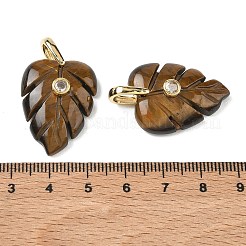 Natural Tiger Eye Pendants&nbsp;GG-CBA105B-01E-G