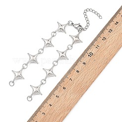 Star Alloy Link Chain Bracelet Making&nbsp;AJEW-JB01628